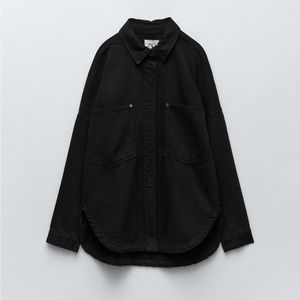 ZARA Black Denim Jacket